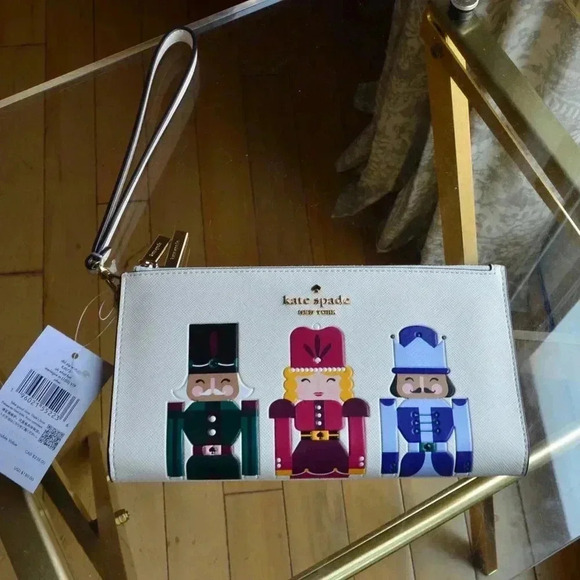 kate spade Accessories - Kate Spade KJ073 Nutcracker Double Zip Wristlet